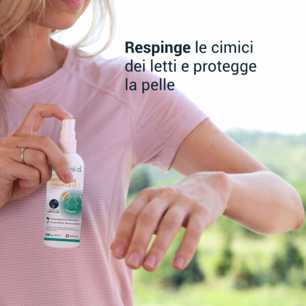 Repellente cutaneo per cimici dei letti