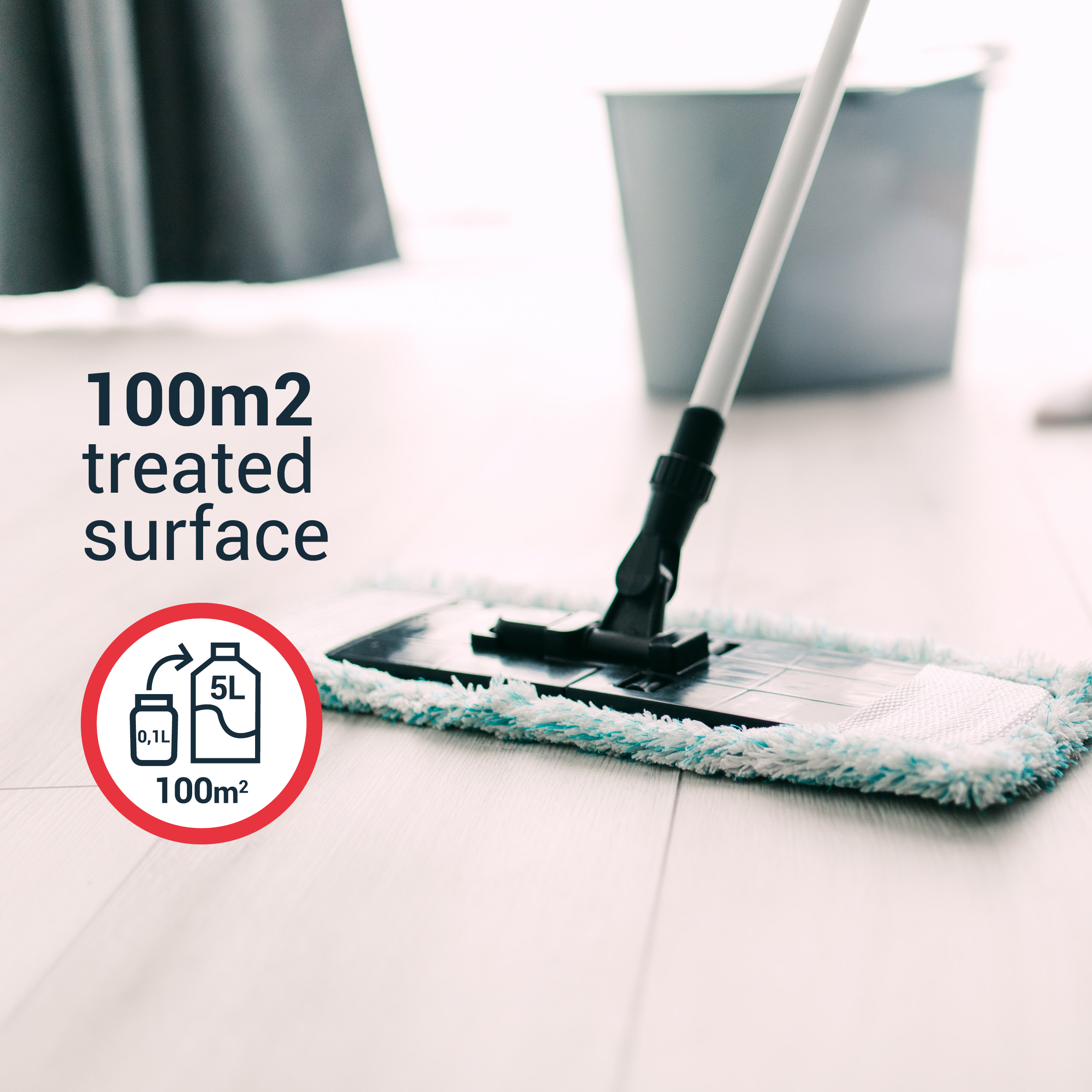 Professional treatment 100m2