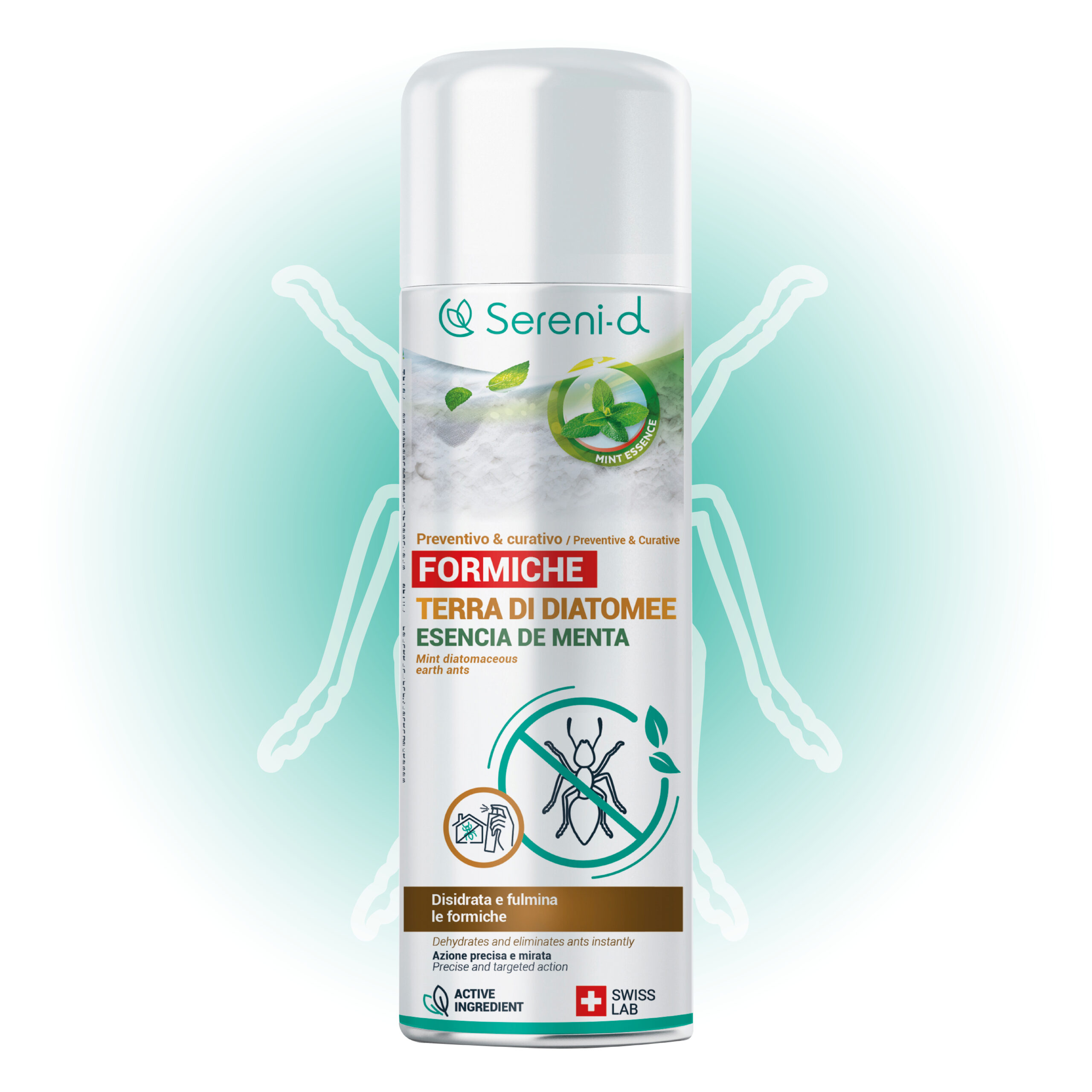 Terra di Diatomee con Olio Essenzialementhe