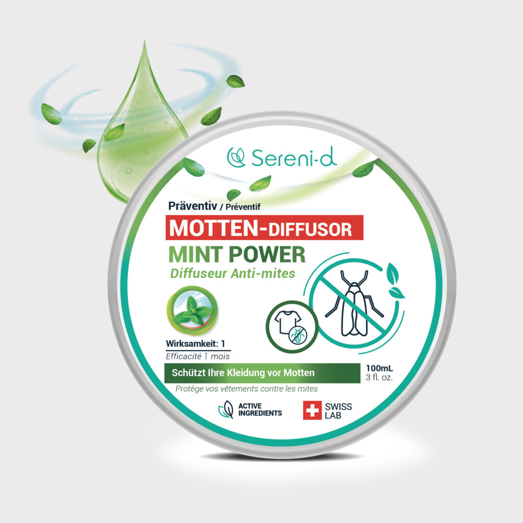 MINT POWER – Textilmotten-Abwehr-Diffusor