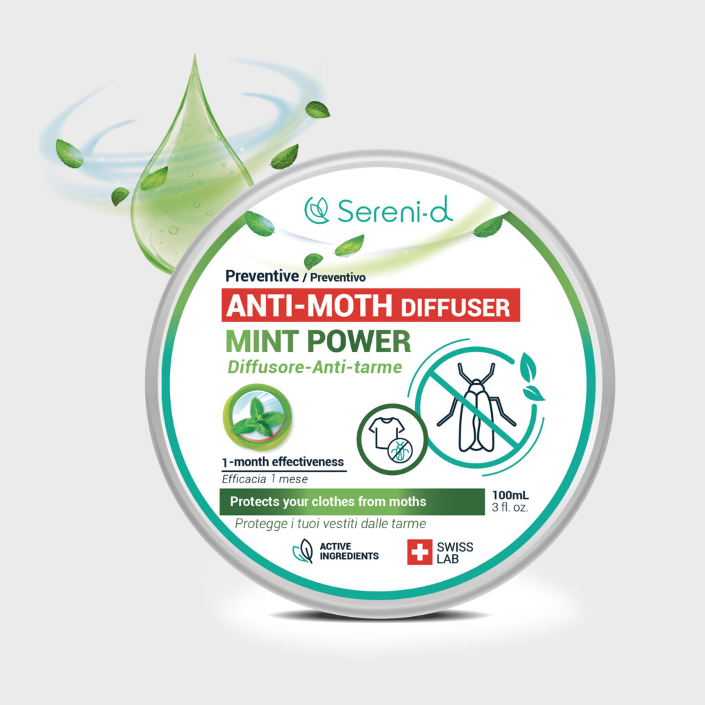 MINT POWER – Textile Moth Repellent Diffuser