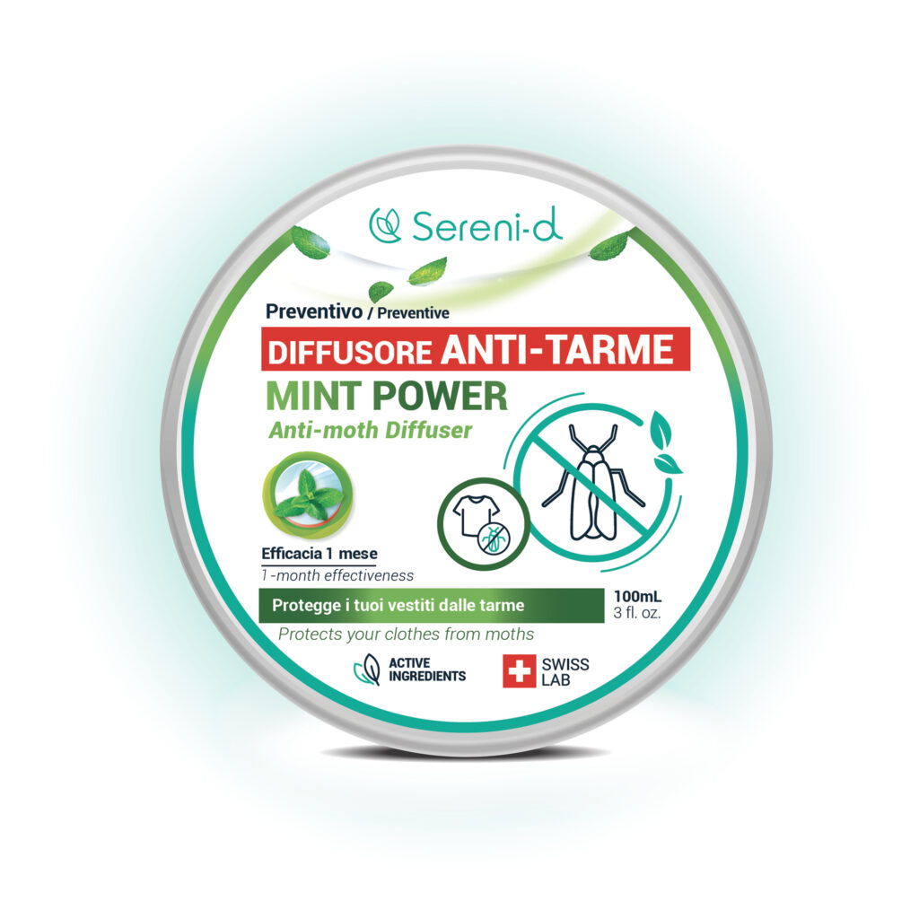MINT POWER – Diffusore Repellente Tarme Tessili