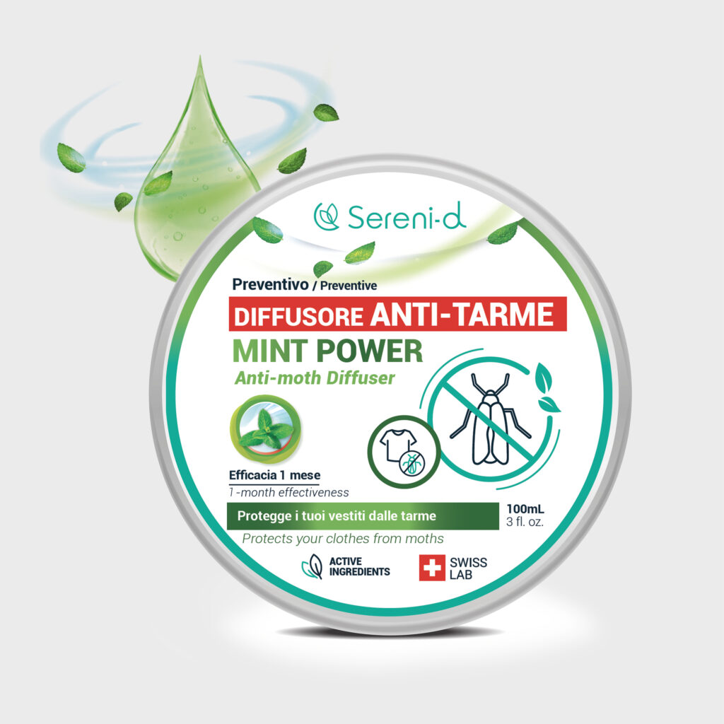 MINT POWER – Diffusore Repellente Tarme Tessili